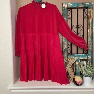 Elegant Red Women's Dress